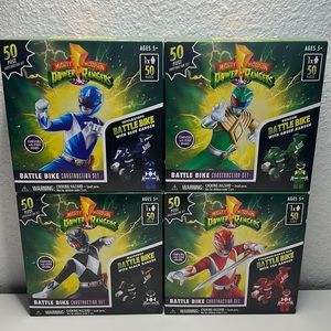 MIGHTY MORPHING POWER RANGERS BUILDING SETS 4 PACK